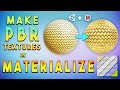 Materialize  quickly make photorealistic materials in unity