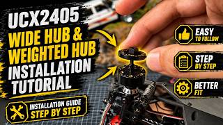 UDIRC UCX2405 Wide Hub & Weighted Hub Installation Tutorial | Step-by-Step Guide