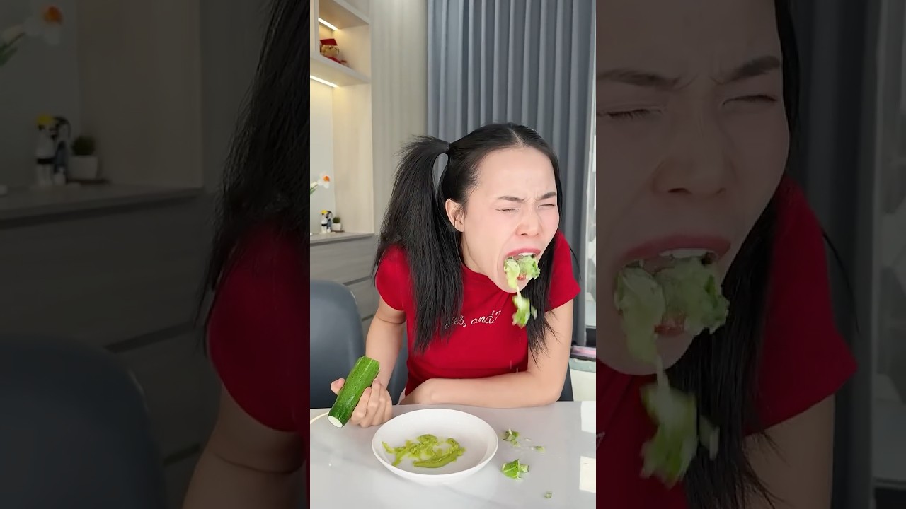 CUCUMBER WITH WASABI… IS IT DELICIOUS??? 🤢 