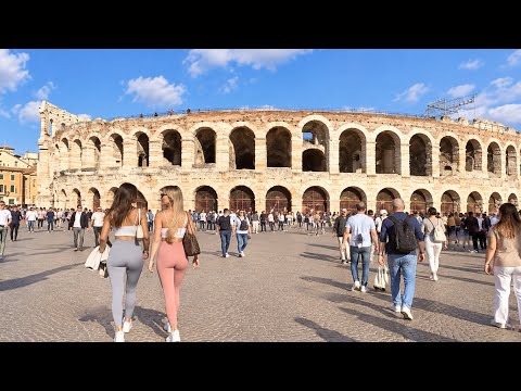 Verona, Italy 🇮🇹 - 4K HDR Walking Tour