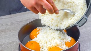 Optisch und geschmacklich ein Hit: Reiskuchen mit Orangenhähnchen