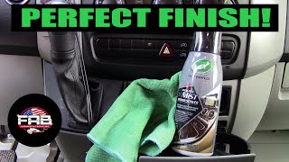 New Turtle Wax Mist Interior Detailer! No Gloss Just a Perfect Finish!