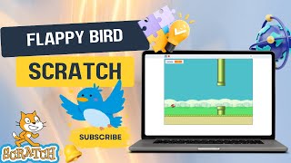 "Cara Membuat Game Flappy Bird di Scratch - Dapatkan Skor Setiap Melewati Pipa!" screenshot 5