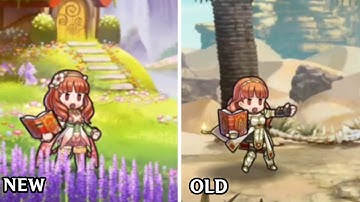 [FEH] Celica - Resplendent and Base Skins Comparison