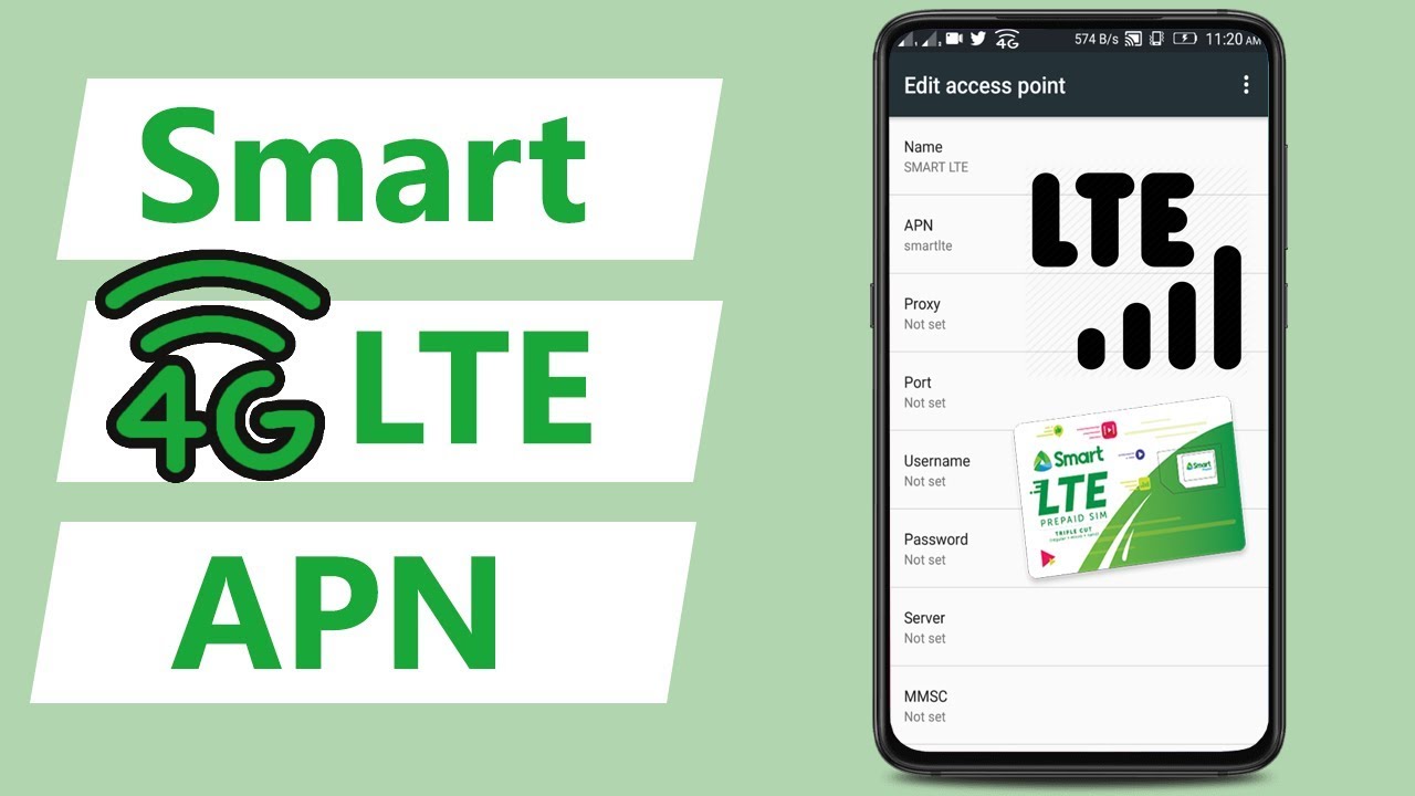 Smart 4G / Lte Apn Settings Manual And Setup