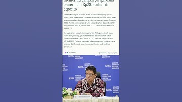 Menteri Keuangan curigai dana pemerintah Rp285 tri