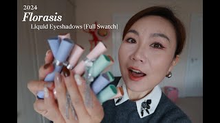 SHOCKING! 2024 Florasis Liquid Eyeshadow REVIEW   FULL SWATCHES