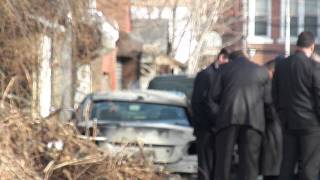 Body found in back seat of a burned out auto