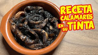 RECETA de CALAMARES en su TINTA FÁCIL y DELICIOSA