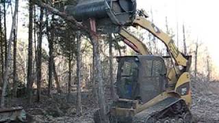 CAT 297C forestry mulcher