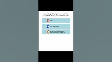 Tóp những công nghệ cho người mới Để triển khai ứng dụng web đầu tiên #laptrinh #it #coding