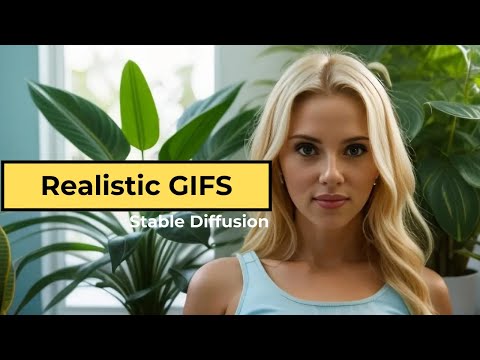 Create Realistic GIFs with Stable Diffusion (AnimateDiff & Roop)