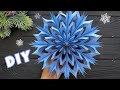 Amazing paper snowflake christmas craft decorations tutorial