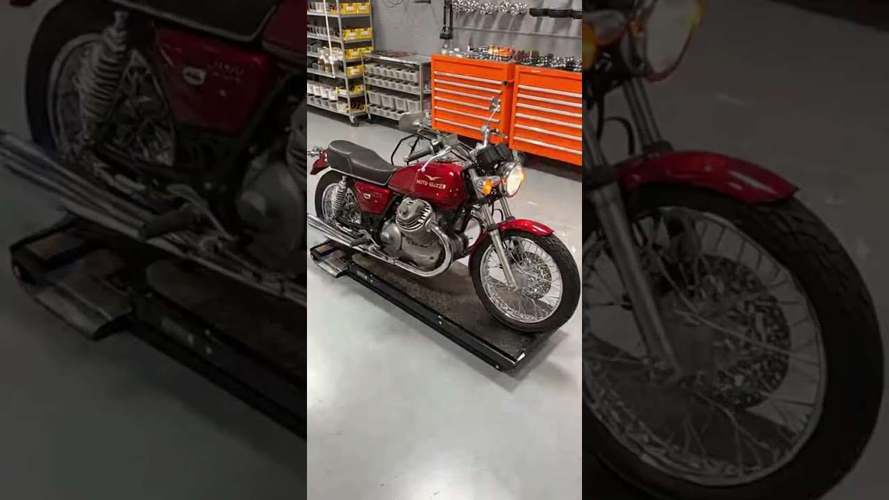Moto Guzzi V7 Restoration Timelapse | Vintage Rebuild + 360° Reveal (15s)