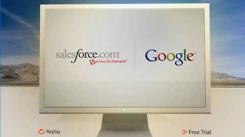 www.salesforce.com/google - Product Tour