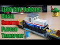 LEGO City Update - Diesel Shunter Flatcar Transport MOC 7760 🚆🏹