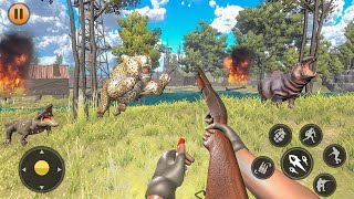 DINO HUNTER - 3D HUNTING GAMES || ANDROID GAMEPLAY screenshot 2