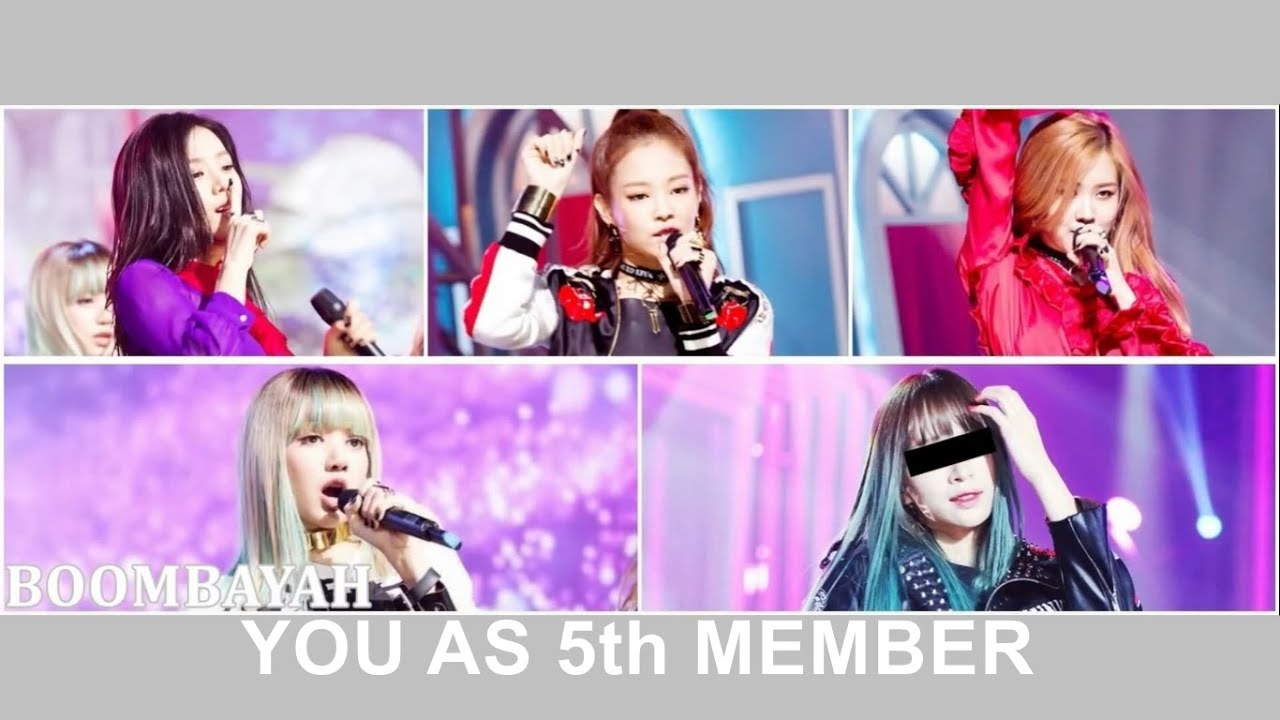 붐바야 - 블랙핑크 [다섯 멤버 노래방 버전] (선 분포) 컬러 코딩 가사 한글/Rom