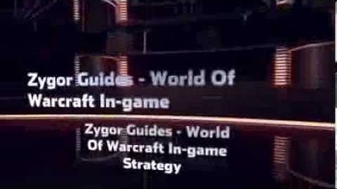 Zygor Guides World Of Warcraft In game Strategy Guides