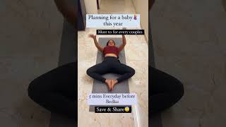 Save &amp; Share✅#yoga #yogapractice #pregnancy #yogaforwomen #uterushealth #pregnancytips