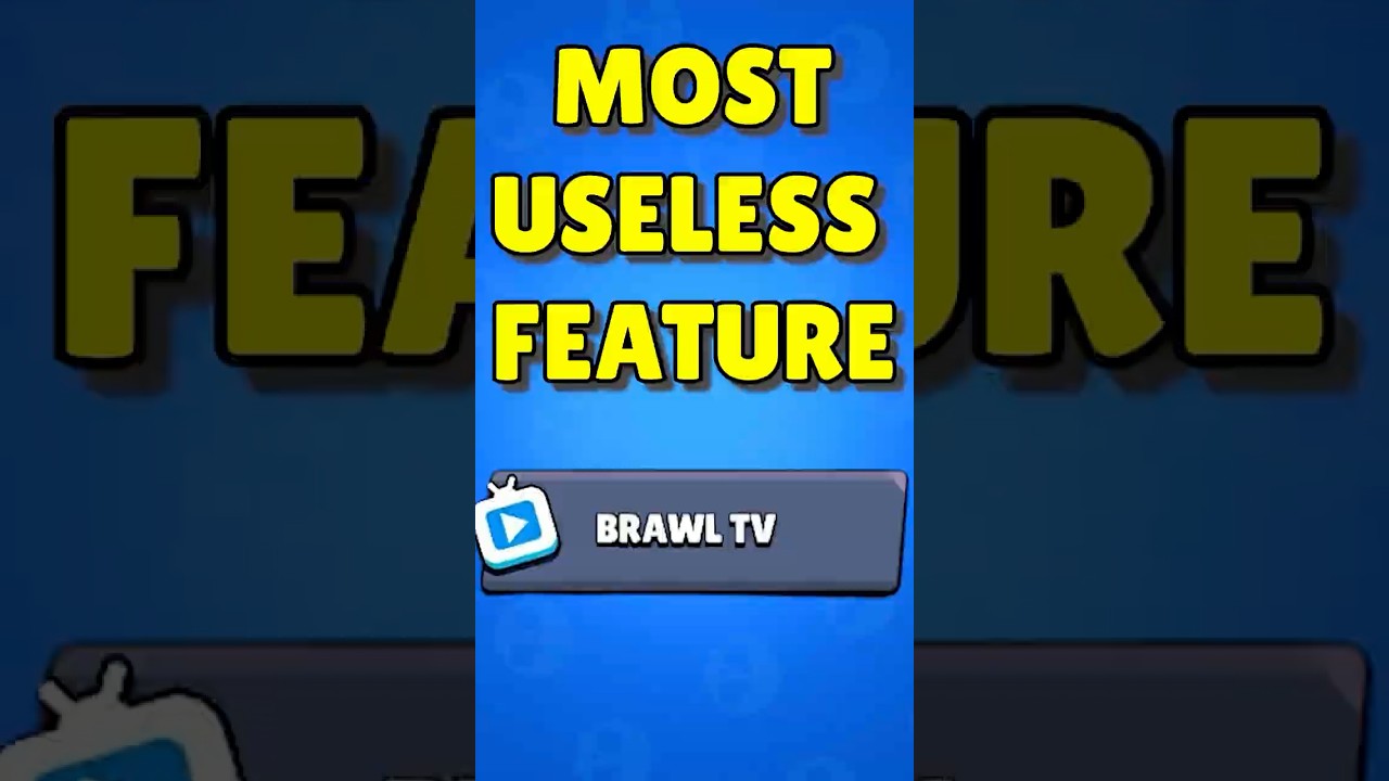 The Most USELESS Feature in Brawl Stars 🗑️