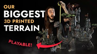 Massive Dd Terrain Build The Tortoise Fortress