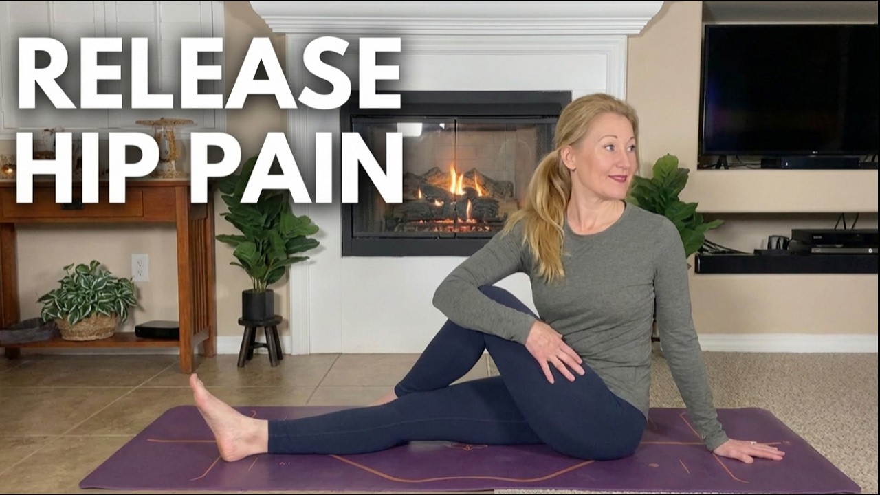 Release Tight Hips & Lower Back Pain | Gentle Yoga - YouTube