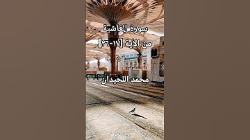 سورة الغاشية من الأية [17-26] بصوت محمد اللحيدان #محمد_اللحيدان #محمد_اللحيدان_حالات_واتساب_قرآن