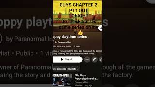 Chapter 2 pt1 tonight#Poppy playtime#sleepwell#chapter2#game series#