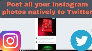 How to Post Instagram Photos Natively to Twitter Instantly