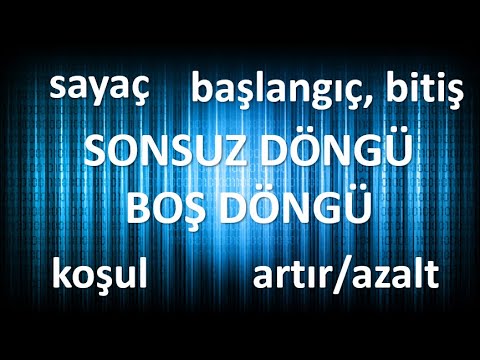 Sonsuz döngü nedir?