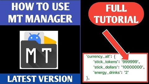 How to Use MT MANAGER Free fire Max HACK