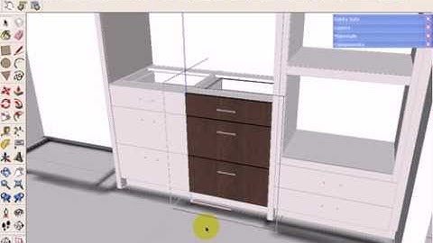 SketchUp Kitchen Design using Dynamic Component Cabinets (Part 1 of 3)