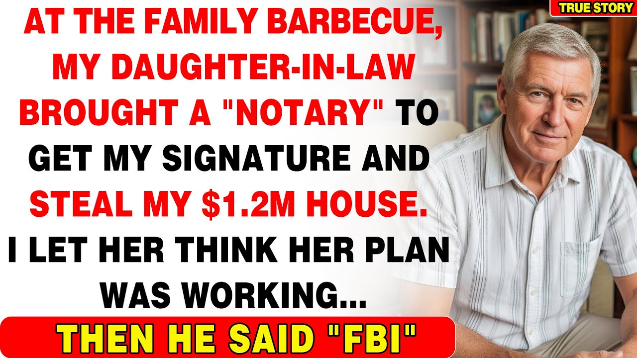 My Daughter-in-law Brought a 'Notary' To Steal My House — But She Didn't Know He Was The FBI Agent
