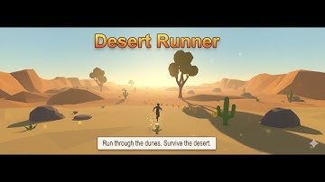 Part-4 Desert Runner: Dodge Rocks, Collect Points & Survive the Speed Challenge(Path Generator)