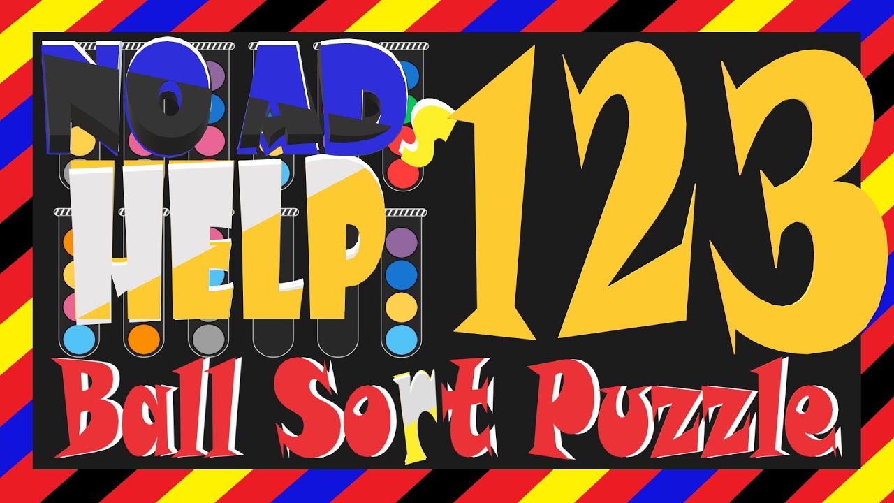 Ball sort puzzle level 123 