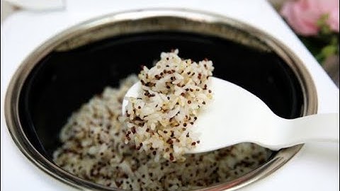 Cách nấu hạt diêm mạch bằng nồi cơm điện