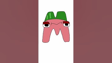 Alphabet Lore "M" is a slice of Melon! #alphabetlore #shorts