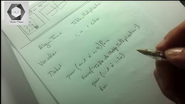 Algorithme Darija | Exercices Simple N°9 ( Table de Multiplication N2 avec Boucle Pour )