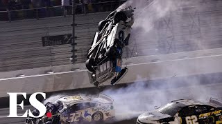 GRAPHIC CONTENT: Ryan Newman in terrifying Daytona 500 crash as Donald Trump leads well-wishes