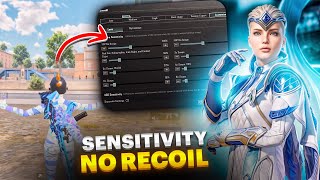 ZERO RECOIL✅Best Settings Sensitivity PUBG MOBILE😍How to improve Headshot and Spray😎