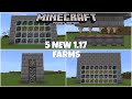 5 NEW 1.17 FARMS in Minecraft PE/Tutorial