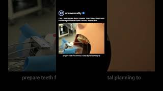 This Tooth-Repair Robot Smaller Than Wine Cork Could End Multiple Dentist Visits #robot #shorts