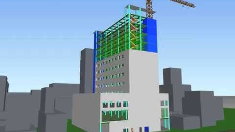 Navisworks 4D Simulation - Construction Sequencing