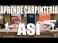 🚀 ¡APRENDE CARPINTERÍA YA! CARPINTERÍA desde CASA. ¿CONOCÍAS todo esto?