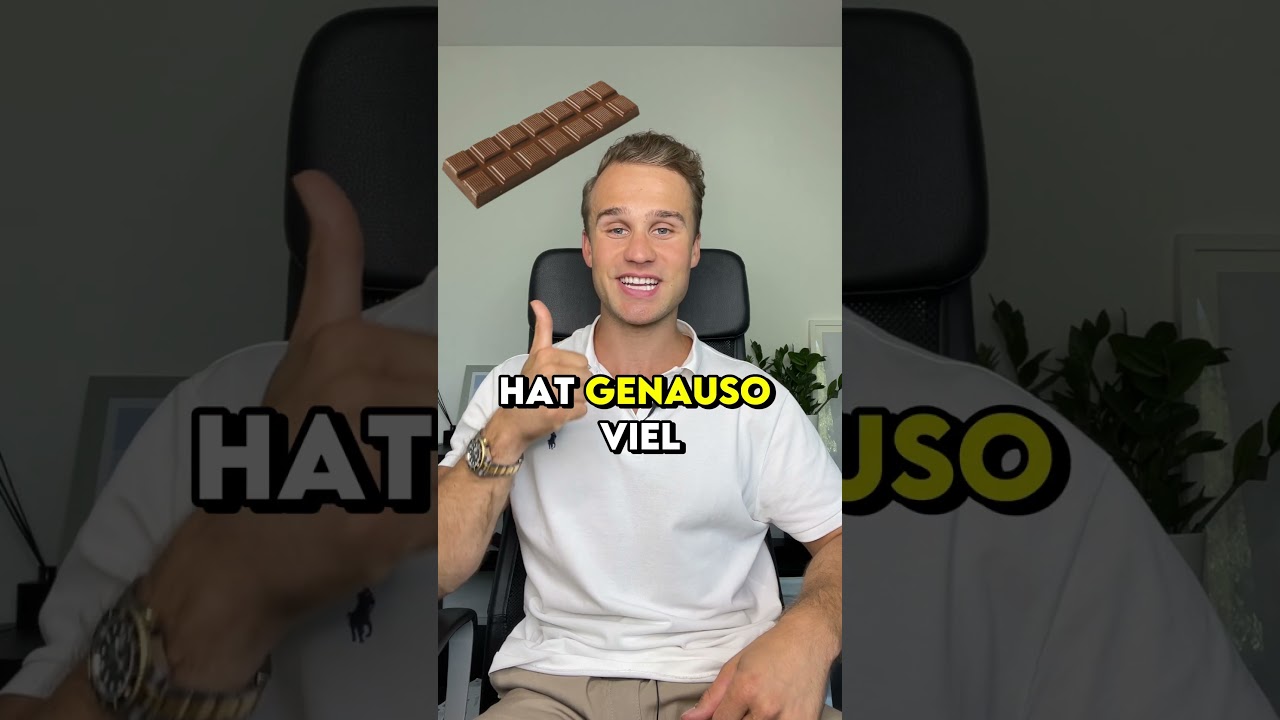 Gleiche Kalorienzahl bei 2 unterschiedlichen Snacks. 