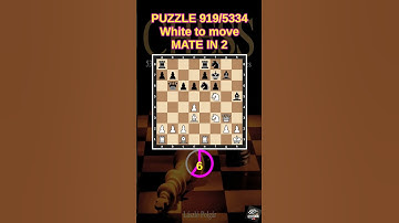 Chess puzzle series 🧩919/5334 #chess #puzzle #learnchesstactics #magnuscarlsen #polgar #chessbooks