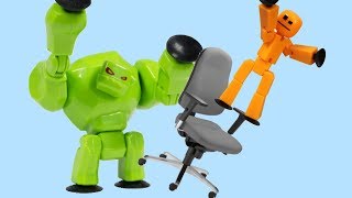 THE SPINNING CHAIR - #Stikbot Stop Motion