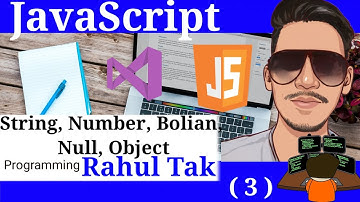 JavaScript Tutorial String, Null, Object, Number, Bolian, #codetorahul #codewithharry #rahulbhai