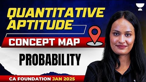 🔥Probability | Concept Map | CA Foundation Jan25 | Shivani Sharma